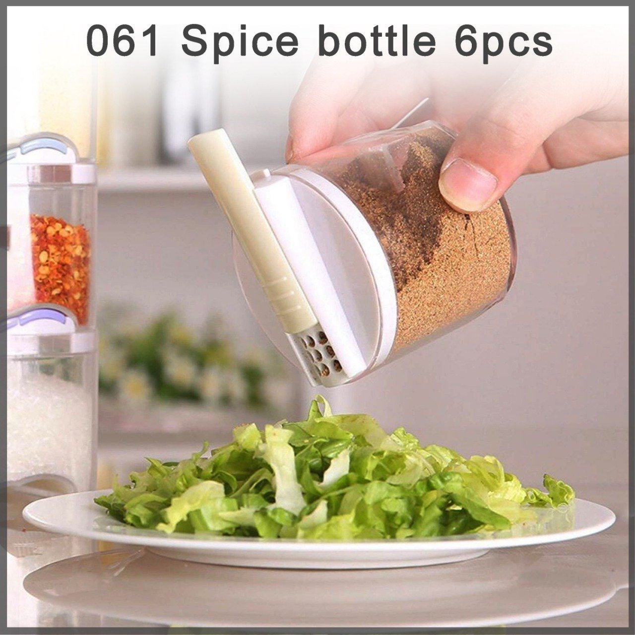 0061 Spice bottle 6pcs - SkyShopy 0061 Spice bottle 6pcs - SkyShopy